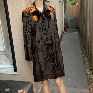 Dark brown so soft coat